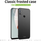 Voor OnePlus Nord N100 5G Mofi Frosted PC Ultra-Thin Hard Case