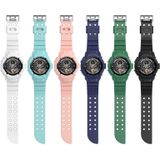 Voor Samsung Galaxy Watch5 44 mm siliconen horlogeband in effen kleur