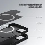 Voor iPhone 14 Pro Max NILLKIN CamShield MagSafe vloeibare siliconen telefoonhoes