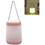 Portable Night Light Bedroom Baby Nursing Eye Protection Bedside Lamp  Style:Dry Battery(Pink)