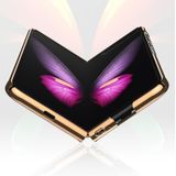 For Samsung Galaxy Fold GKK Color Contrast Electroplating Painted 9H Tempered Glass Case(07)