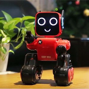 JJR/C R4 Cady Wile 2.4GHz intelligente afstandsbediening Robo-adviseur geld Management Robots spelen met kleurrijke LED-verlichting  afstandsbediening afstand: 15m  leeftijd: 8 jaar oude boven (rood)