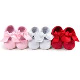 Zachte bodem antislip peuter schoenen prinses schoenen voor baby (rood)