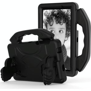 For Galaxy Tab 4 7.0 T230 / T231 EVA Material Children Flat Anti Falling Cover Protective Shell With Thumb Bracket(Black)