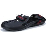 Mannen beach sandalen zomer sport casual schoenen slippers  maat: 45 (zwart)