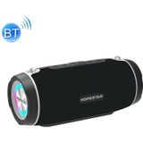 HOPESTAR H45 PARTY Portable Outdoor Waterproof Bluetooth Speaker  Support Hands-free Call & U Disk & TF Card & 3.5mm AUX & FM(Black)