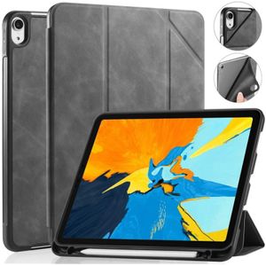 For iPad Pro 11 inch (2018) DG.MING See Series Horizontal Flip Leather Case with Holder & Pen Holder(Grey)