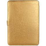 For 2016 New Macbook Pro 15.4 inch A1707 Laptop Crazy Horse Texture Horizontal Flip Leather Case(Gold)