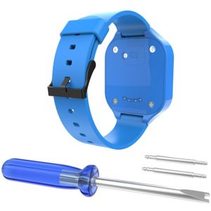 For Huawei Honor K2 Children's Smart Watch Silicone Strap(Blue)