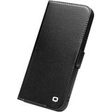 QIALINO Magnetic Buckle Leather Phone Case For iPhone 13 mini(Black)