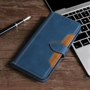 Stitching Skin Feel Magnetic Buckle Horizontal Flip PU Leather Case with Holder & Card Slots & Wallet For iPhone 11 Pro(Blue)