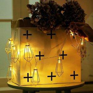 3m Hollow Diamond USB Plug Romantic LED String Holiday Light  20 LEDs Teenage Style Warm Fairy Decorative Lamp for Christmas  Wedding  Bedroom (Warm White)