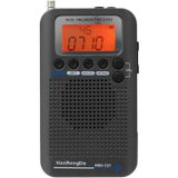 HRD-737 Portable Aircraft Band Radio Wide Frequency Receiver (Black)