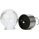 YWXLight RGB Color Outdoor Hanging Decoration Shiny Crystal Gaze Ball Lamp with Solar Panel