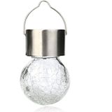 YWXLight RGB Color Outdoor Hanging Decoration Shiny Crystal Gaze Ball Lamp with Solar Panel