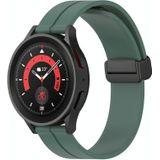 Voor Huawei Watch 3 Pro 22mm Effen kleur magnetische sluiting siliconen horlogeband