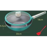 Maifan Stone Non-Stick Cookware Stainless Steel Food Supplement Pot  Specification: Wok 30cm