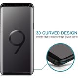 25 PCS For Galaxy S9 Plus Case Friendly Screen Curved Tempered Glass Film(Black)