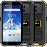 Uniwa F963 Rugged Phone  3 GB + 32 GB  IP68 waterdicht stofdicht schokbestendig  5 5 inch Android 10.0 MTK6739 Quad Core tot 1 25 GHz  netwerk: 4G  NFC  OTG (zwart geel)