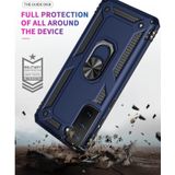 For Samsung Galaxy S30 Shockproof TPU + PC Protective Case with 360 Degree Rotating Holder(Blue)