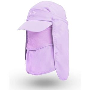 Multi-Function Sun Hat Outdoor Fishing Sunscreen Hat Speed Dry Baseball Cap(Purple)
