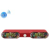 NewRixing NR-4017A TWS Graffiti Soundbar Bluetooth Speaker with Knob(Music Melody)