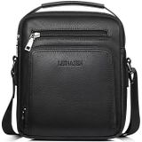 WEIXIER 18062 Multifunctional Men Business Handbag Crossbody Bag Single Shoulder Bag (Black)