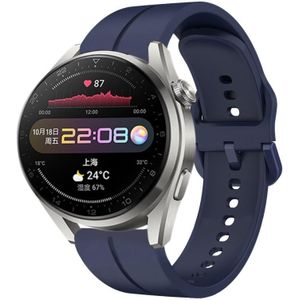 Voor Huawei Watch 3 Pro 22 mm lus siliconen horlogeband