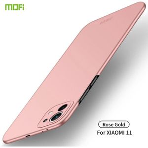 For Xiaomi Mi 11 MOFI Frosted PC Ultra-thin Hard Case(Rose Gold)