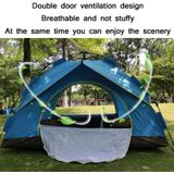 TC-014 Outdoor Beach Travel Camping Automatic Spring Multi-Person Tent For 3-4 People(Blue)