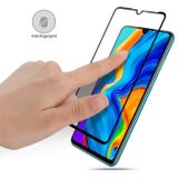 mocolo 0.33mm 9H 2.5D Silk Print Tempered Glass Film for Huawei P30 Lite