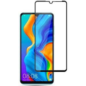 mocolo 0.33mm 9H 2.5D Silk Print Tempered Glass Film for Huawei P30 Lite