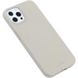 GOOSPERY SOFT FEELING Liquid TPU Shockproof Soft Case For iPhone 13 Pro Max(Stone Grey)