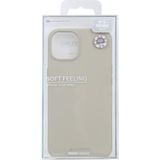 GOOSPERY SOFT FEELING Liquid TPU Shockproof Soft Case For iPhone 13 Pro Max(Stone Grey)