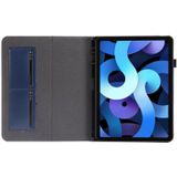 For iPad Pro 11 inch / iPad Air 10.9 (2020) Crazy Horse Texture Horizontal Flip Leather Case with 2-folding Holder & Card Slot(Dark Blue)
