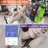 P1 plus 0 96 inch TFT kleurscherm Smart polsbandje  ondersteunen bloeddrukbewaking/hartslagmonitoring