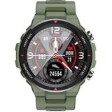 Q70C 1.28 inch TFT Touch Screen Bluetooth 5.0 IP67 Waterproof Smart Watch  Support Sleep Monitoring/Heart Rate Monitoring/Call Reminder/Multi-sports Mode(Army Green)