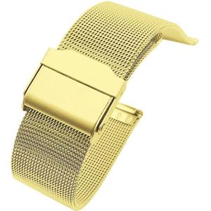 Voor Huawei Watch GT 2 PRO Roestvrijstalen Milaan Dubbele Verzekering Gesp-horlogeband