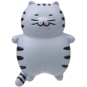 Fat Cat 3D koelkastmagneet magnetische sticker telefoonhoes DIY-accessoires