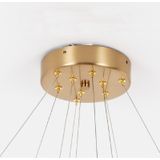 50W Simple Modern Atmosphere Home LED Creative Personality Living Room Restaurant Hall Ring Chandelier  Diameter: 1m