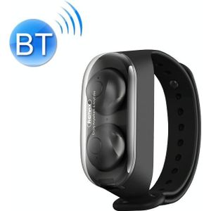 Remax TWS-15 Bluetooth 5.0 Portable Wristband Style True Wireless Stereo Earphone(Black)
