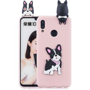 For Huawei Honor 10 Lite 3D Cartoon Pattern Shockproof TPU Protective Case(Cute Dog)