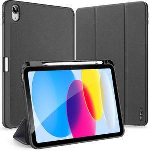 Voor iPad 10th Gen 10.9 2022 DUX DUCIS Domo-serie magnetische flip lederen tablethoes