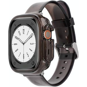 Voor Apple Watch Ultra 49 mm Glacier Jelly Clear TPU Case horlogeband