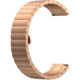 For Garmin Vivoactive 3 Metal Replacement Wrist Strap Watchband(Rose Gold)