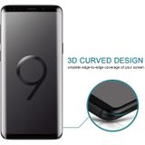 For Galaxy S9+ 9H Surface Hardness 3D Curved Edge Anti-scratch Full Screen HD Tempered Glass Screen Protector (Transparent)