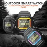 EX16T 1.21 inches LCD Screen Smart Watch 50m Waterproof  Support Pedometer / Call Reminder / Motion Monitoring / Remote Camera(Black)