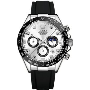 OLEVS 2875 heren multifunctioneel sport chronograaf waterdicht quartz horloge