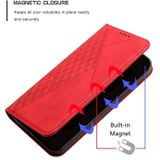 Voor Motorola Moto G51 5G Diamant Splicing Skin Feel Magnetic Leather Phone Case