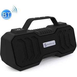 NewRixing NR-4500 Portable Wireless Bluetooth Stereo Speaker Support TWS / FM Function Speaker (Black)